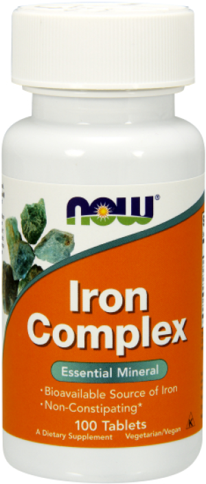 Now foods iron complex żelazo z dodatkami 100 tabletek