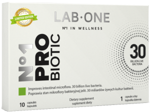 Lab one no1 probiotic 10 kapsułek