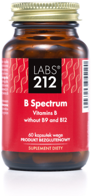 LABS212 B SPECTRUM WITAMINY Z GRUPY B 60 KAPSUŁEK