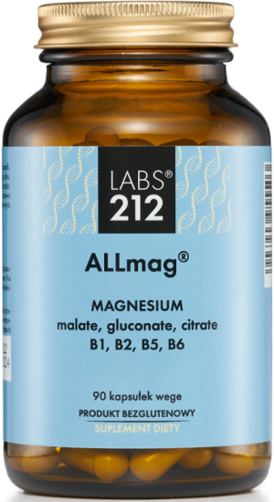 Labs212 allmag trzy formy magnezu 90 kapsułek