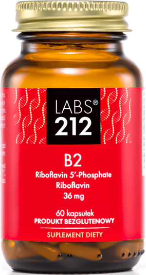 Labs212 witamina b2 36mg 60 kapsułek