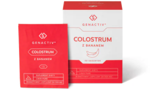 Genactiv colostrum z bananem 30 saszetek