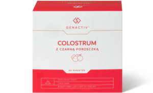 Genactiv colostrum z czarną porzeczką 30 saszetek