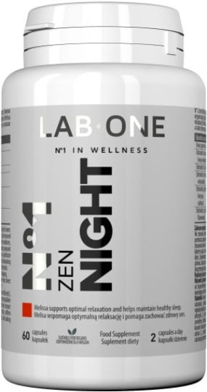 Lab one no1 zen night suplement na sen 60 kapsułek