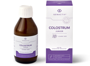 Genactiv colostrum junior z czarnym bzem 150 ml