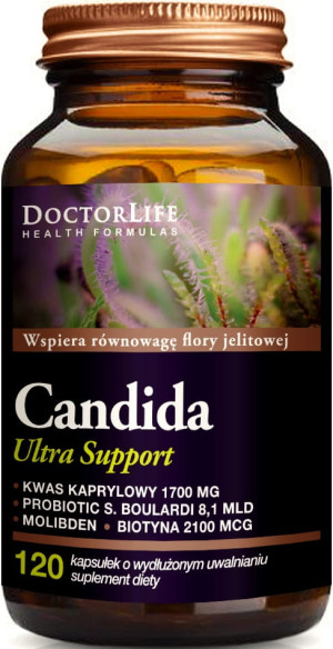 Doctor life candida ultra support 120 kapsułek