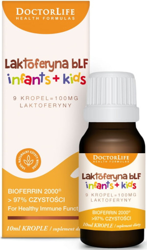 Doctor life laktoferyna blf kids + infants krople 10 ml
