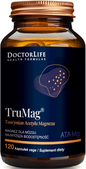 Doctor life trumag taurynian acetylu magnezu 120 kapsułek