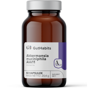 Guthabits akkermansia muciniphila akk11 postbiotyk 60 kapsułek