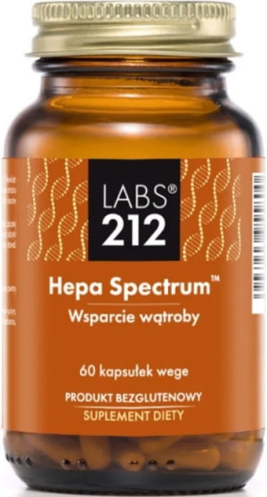 Labs212 hepa spectrum wsparcie wątroby 60 kapsułek