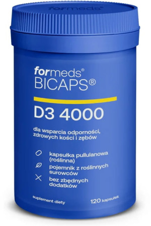 Formeds bicaps witamina d3 4000 120 kapsułek