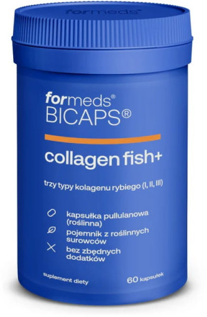 Formeds bicaps collagen fish+ kolagen morski z dodatkami 60 kapsułek