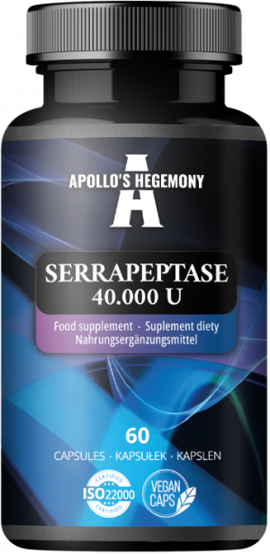 Apollo's hegemony serrapeptase 40 000 u 60 kapsułek