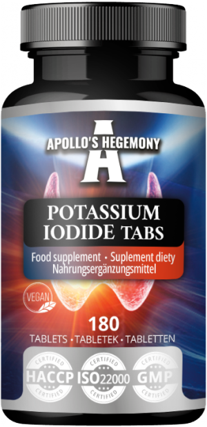 Apollo's hegemony potassium iodide jodek potasu 180 tabletek