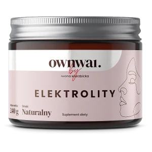 Ownwai elektrolity bezmsakowe w proszku 240 gram