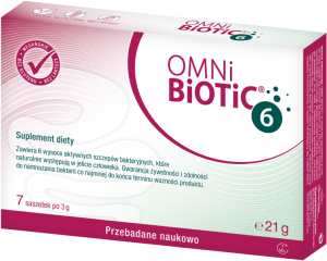 Omni-biotic® 6 szczepów bakteryjnych 7 saszetek