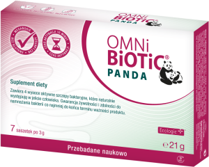 Omni-biotic® panda probiotyk dla niemowląt i kobiet w ciąży 7 saszetek