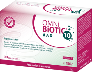Omni-biotic® 10 aad probiotyk przy antybiotyku 30 saszetek
