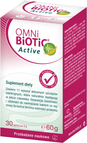 Omni-biotic® active probiotyk dla seniora 60 gram