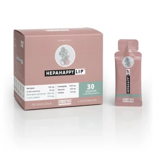 Dwatro hepahappylip suplement na wątrobę 30 saszetek