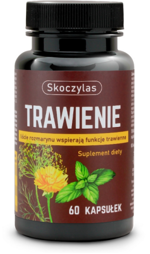 Skoczylas trawienie mniszek koper mięta 60 kapsułek