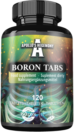 Apollo's hegemony boron kwas borowy 3 mg 120 tabletek