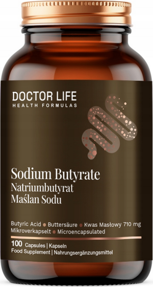 Doctor life maślan sodu kwas masłowy 100 kapsułek