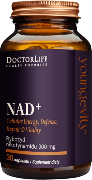 Doctor life nad+ rybozyd nikotynamidu 30 kapsułek