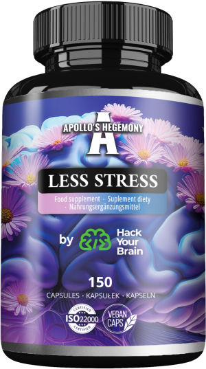Apollo's hegemony less stress by hack your brain 150 kapsułek