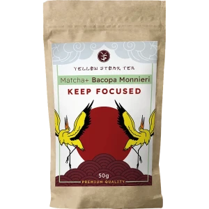 Yellow stork tea matcha + bacopa monnieri 50 gram