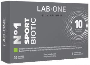 Lab one no1 sport biotic probiotyk dla sportowców 30 kapsułek