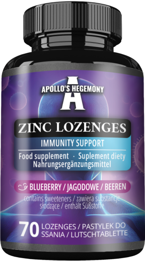 Apollo's hegemony zinc lozenges cynk do ssania 70 tabletek
