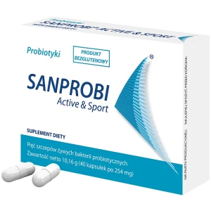 Sanprobi active & sport probiotyk 40 kapsułek