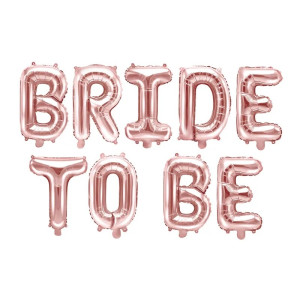 Balony foliowe bride to be rosegold