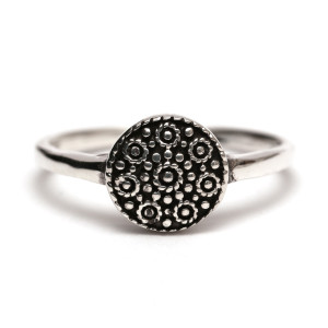 Srebrny pierścionek z Orientalnym Oczkiem