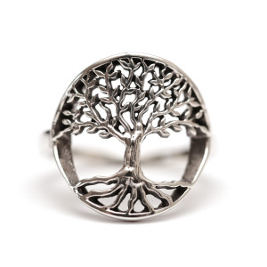 Pierścionek srebrny Drzewo Życia
