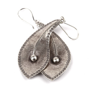 Etniczne kolczyki wiszące Liście Zapomniane