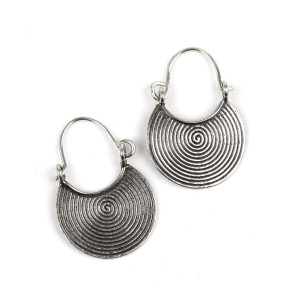 Kolczyki wiszące ze srebra Mała Akka