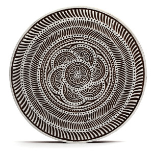 Mandala bardzo duży stempel indyjski