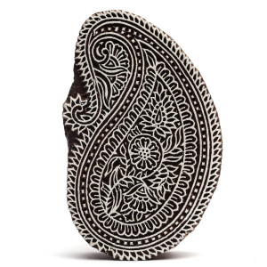 Paisley indyjski stempel do rękodzieła Lewy
