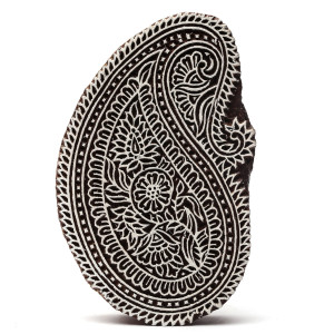 Paisley indyjski stempel do rękodzieła Prawy