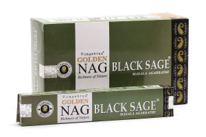 Kadzidełka Golden Nag Black Sage Masala Vijayshree