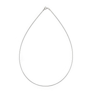 Sztywniejszy drobny łańcuszek żyłka ze srebra