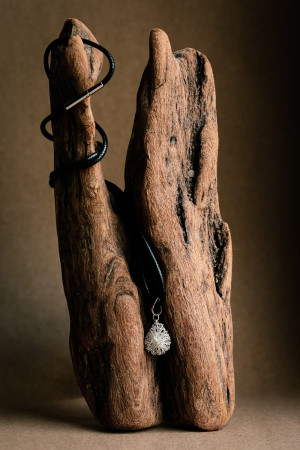 Naszyjnik srebrny Kokon