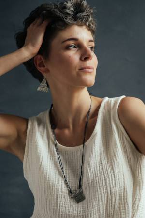 Etniczny naszyjnik talizman Spirit Lock