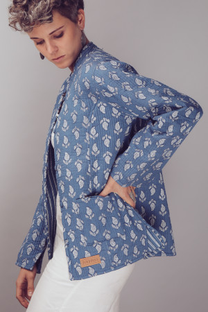Kurtka Blue Paisley - Bawełna