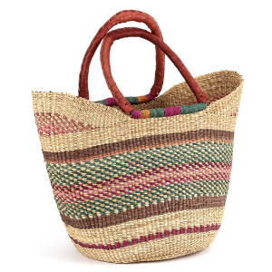 Duży zakupowy kosz z uchem do ręki Shopper