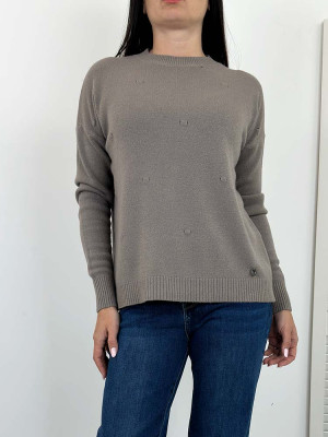 LIMAN SWETER MIĘKKI kakao - UNI