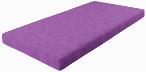 GRUBE PRZEŚCIERADŁO FROTTE 160x80 - fioletowy