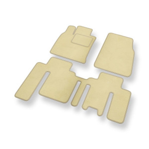Velours automatten voor Mazda CX-9 SUV (2006-2015) - beige